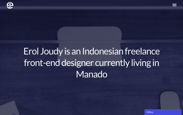 Freelance Web Designer Manado – Erol Joudy